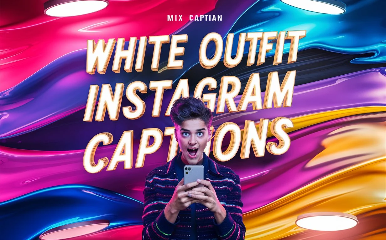 White Outfit Instagram Captions