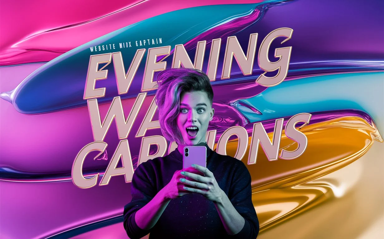 Evening Walk Captions