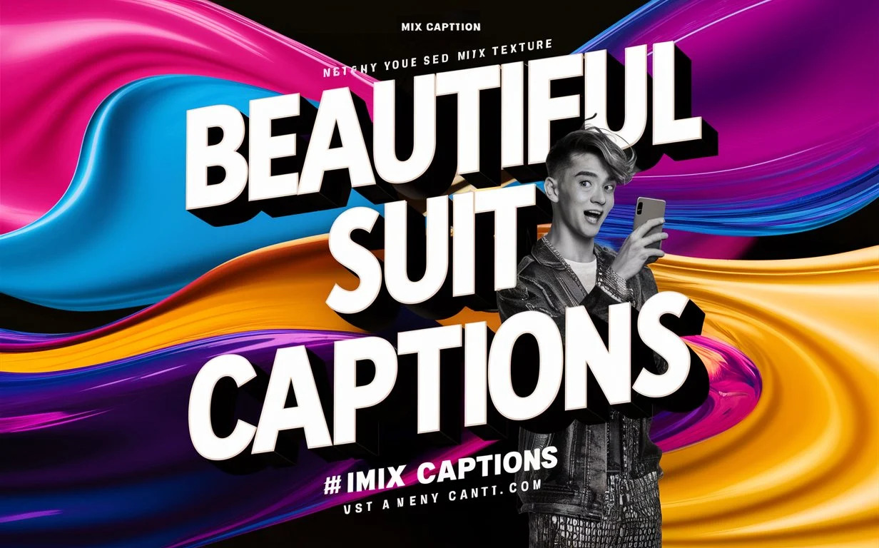 Beautiful Suit Captions