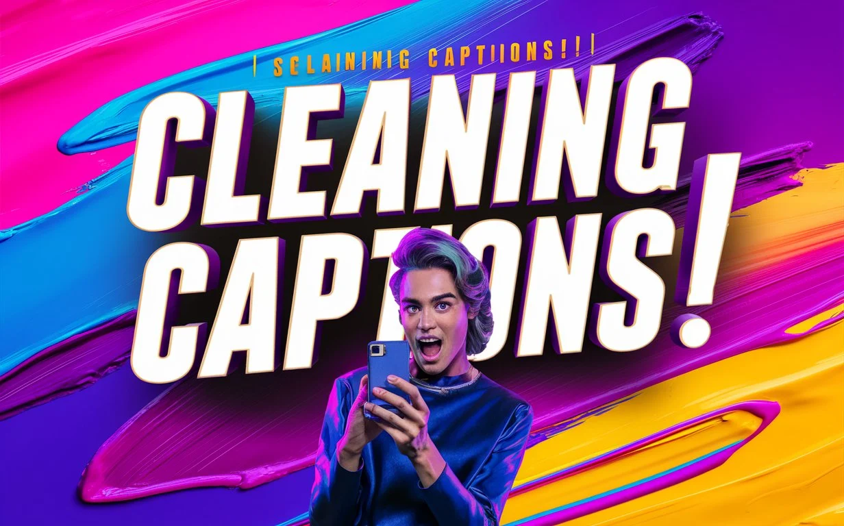 Cleaning Captions