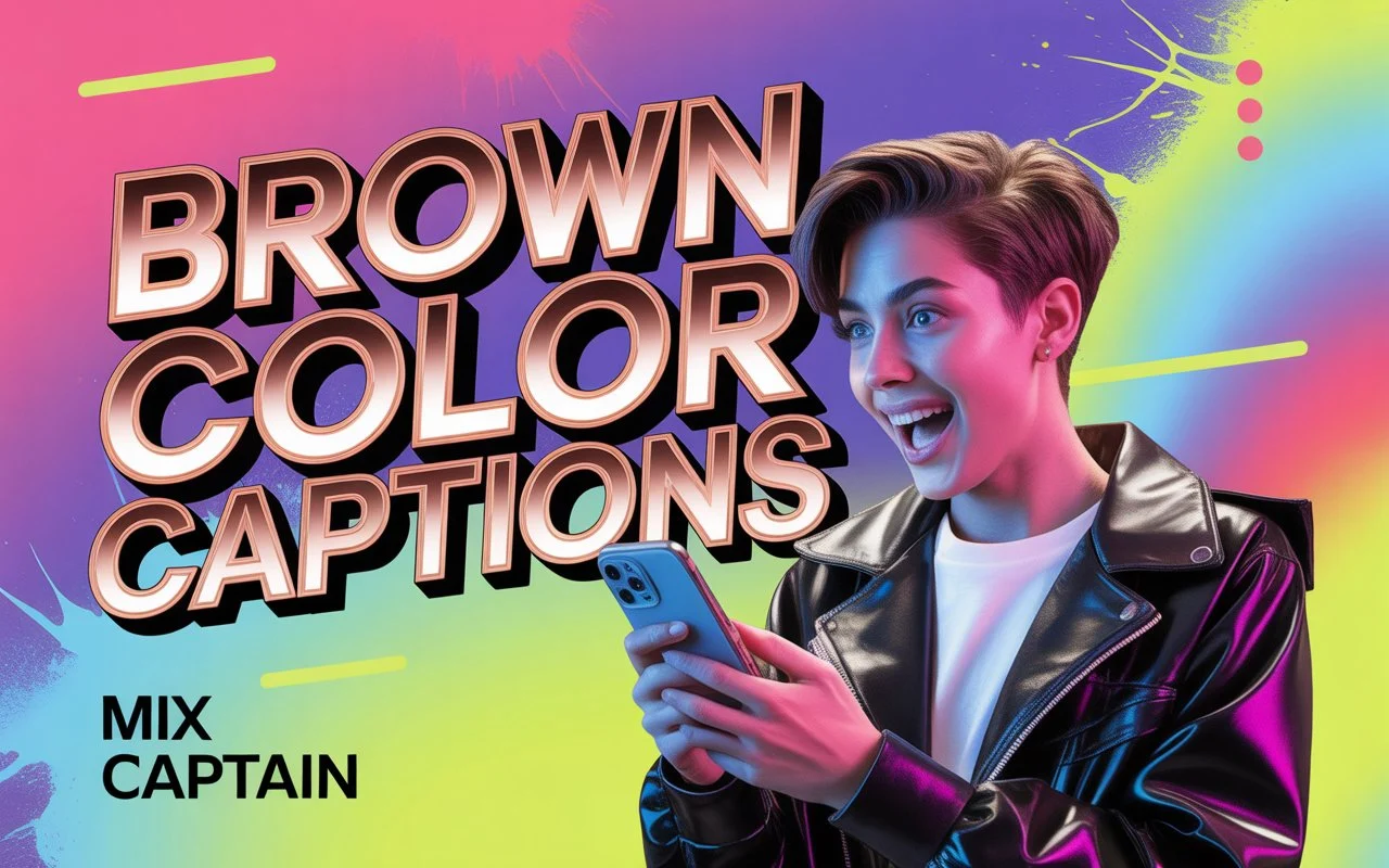 Brown Color Captions