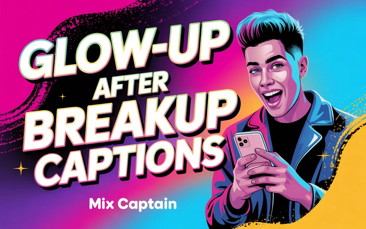 Glow-Up After Breakup Captions