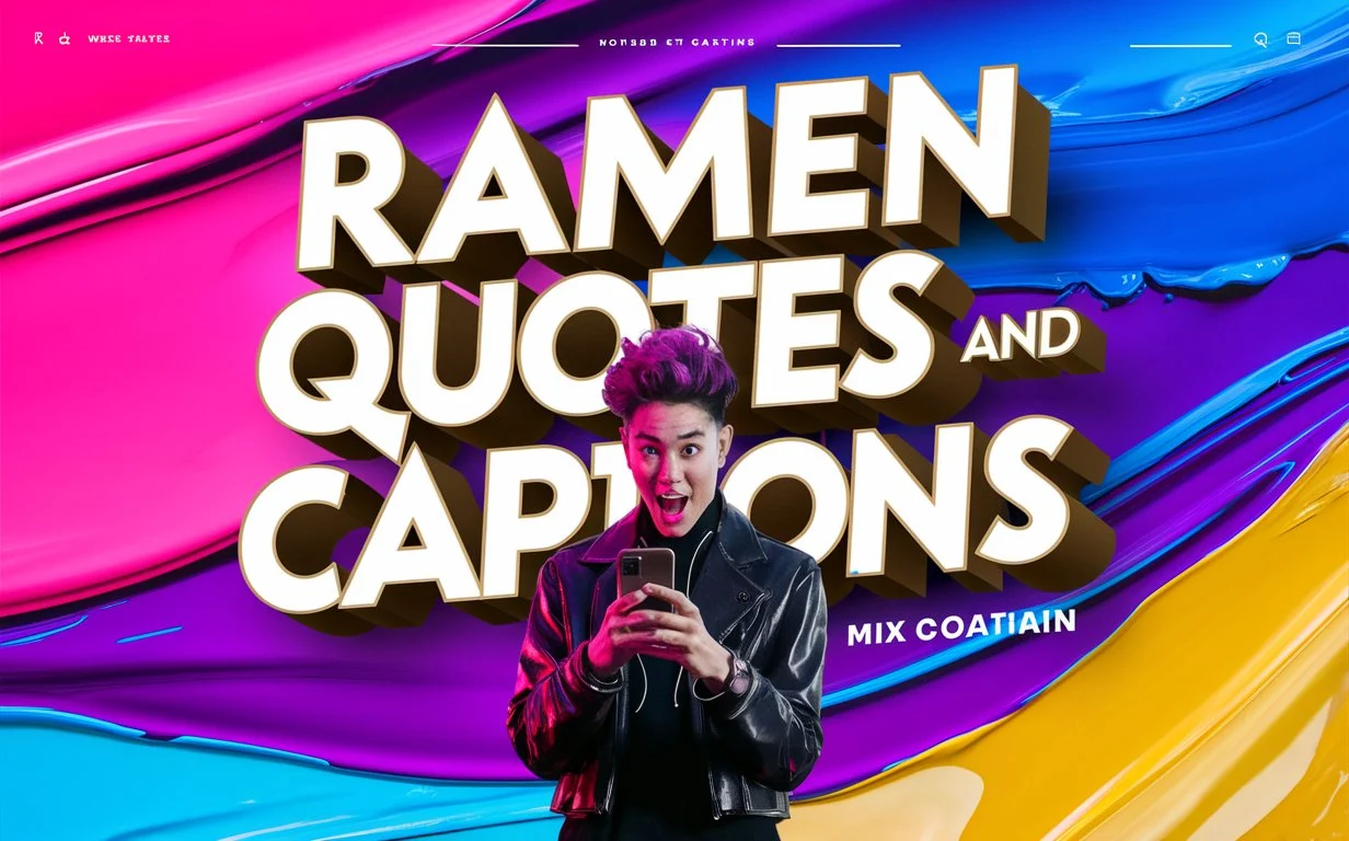 Ramen Quotes and Captions