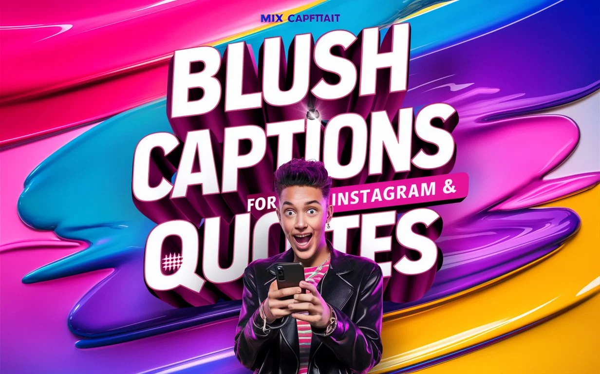Blush Captions For Instagram & Quotes