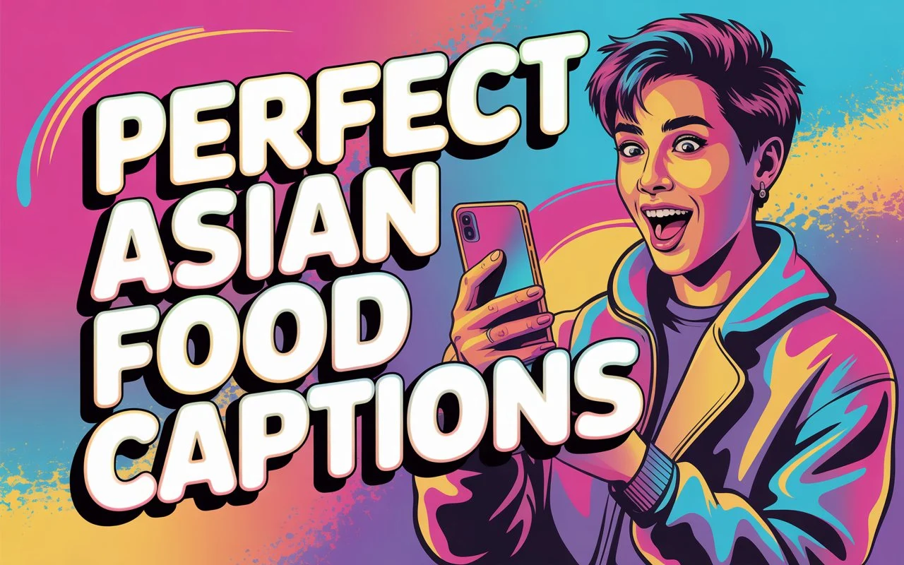 Perfect Asian Food Captions