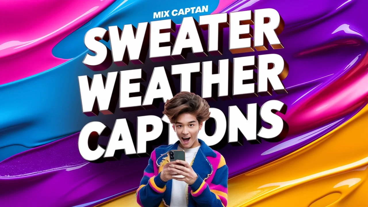 Sweater Weather Captions