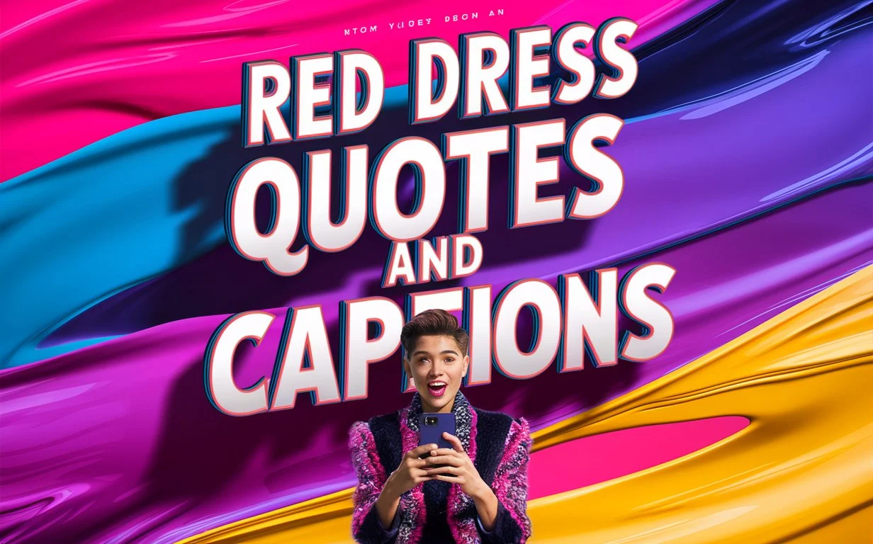 Red Dress Quotes and Captions