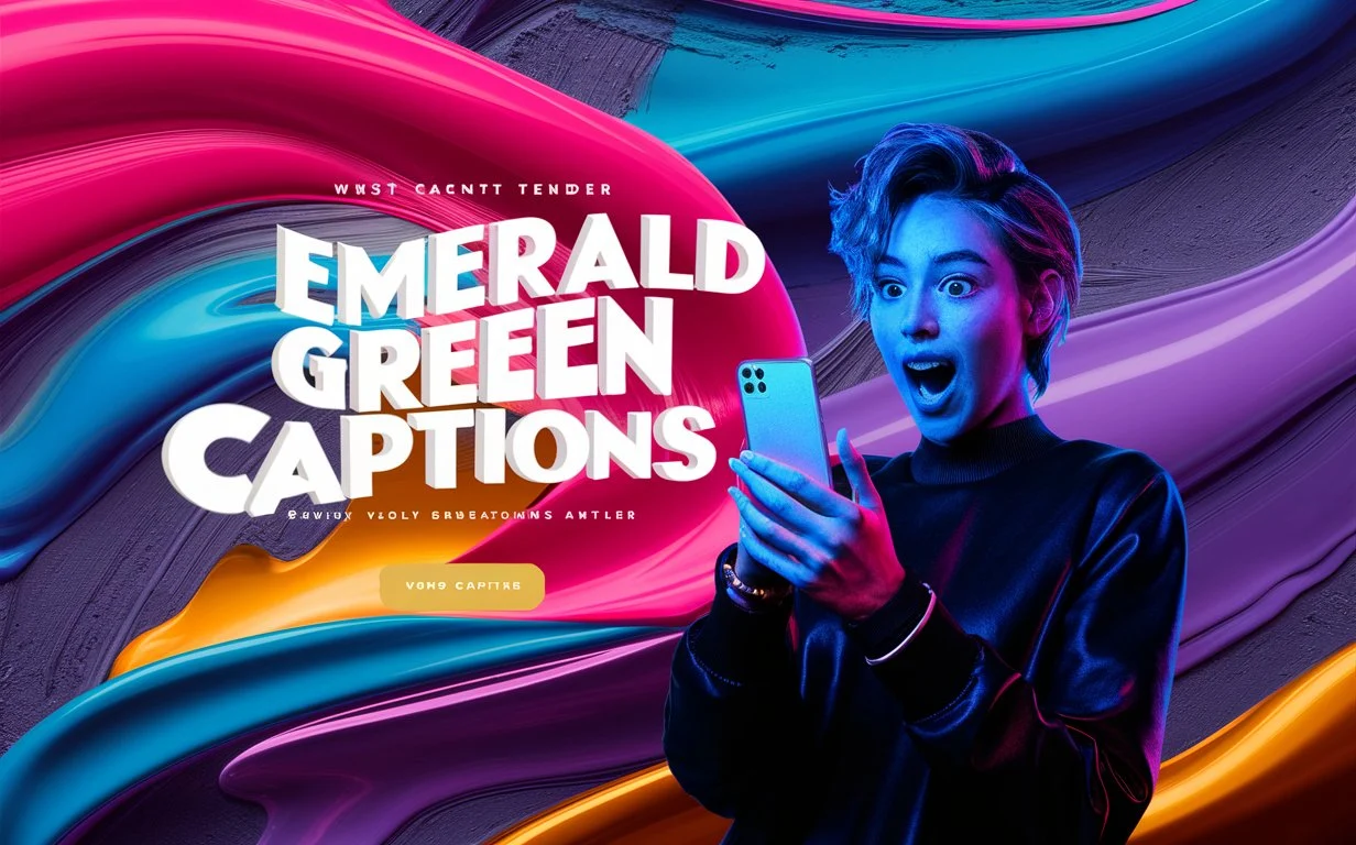 Emerald Green Captions
