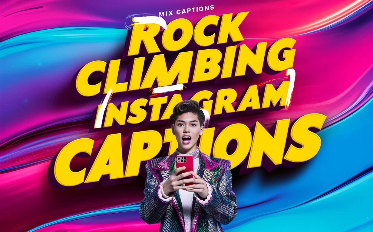 Rock Climbing Instagram Captions