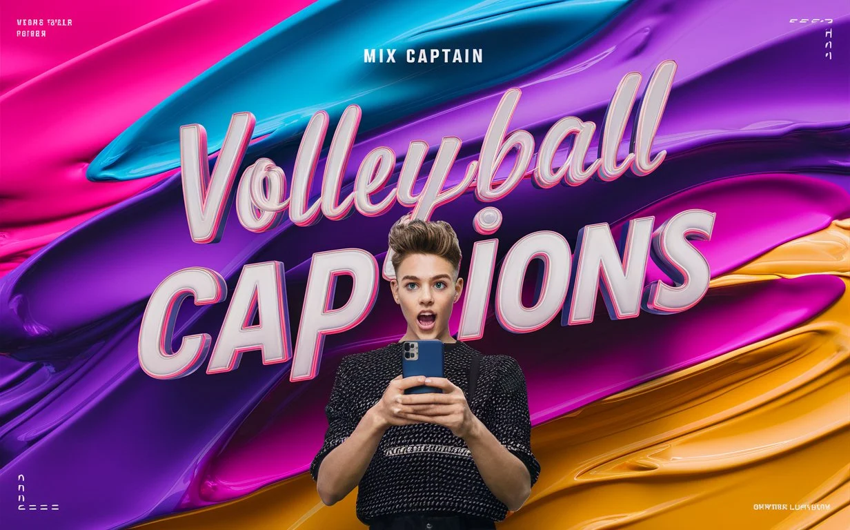 Volleyball Captions
