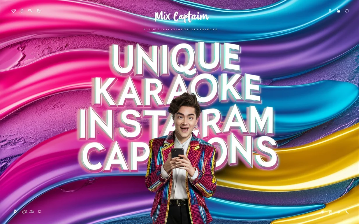 Unique Karaoke Instagram Captions