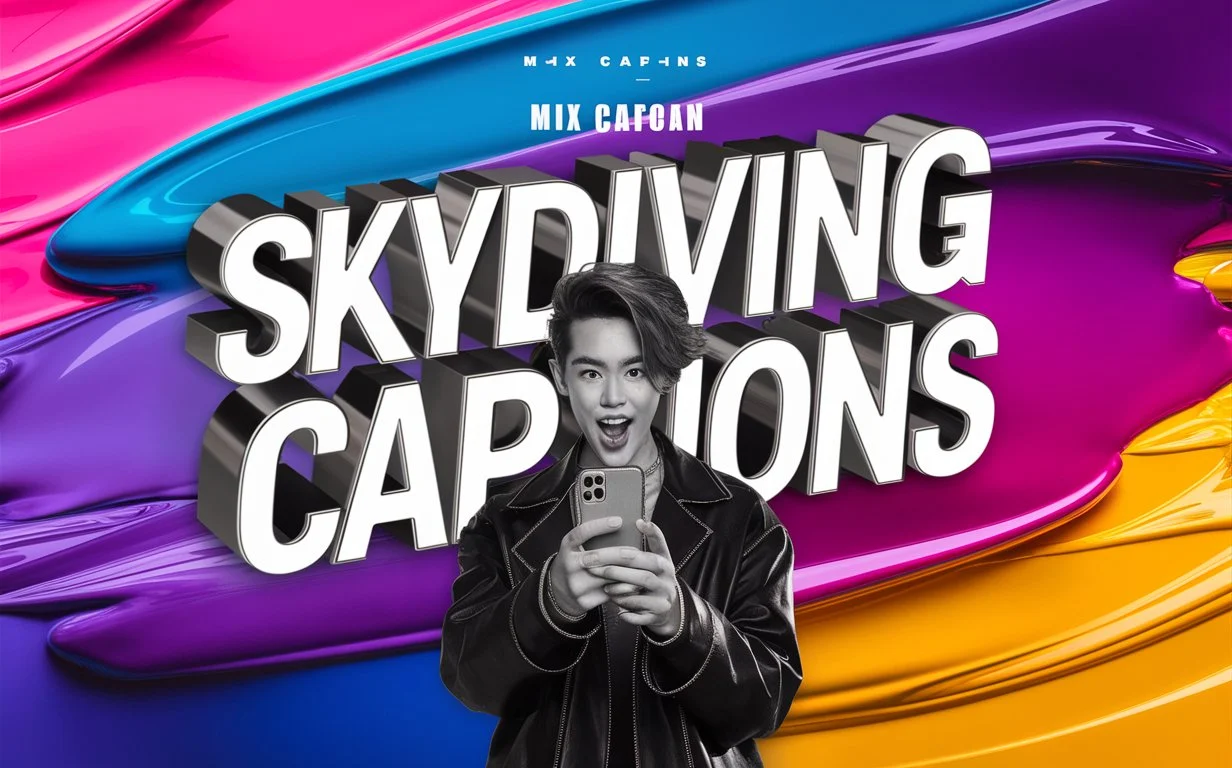 Skydiving Captions